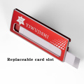 Großhandel anodierte Aluminium Edelstahl Magnetname Tag Badge Name Plate Pins Pins